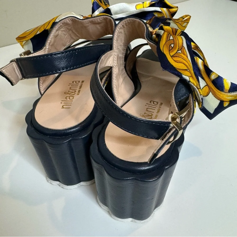 Nila & nila Italian platform sandals size 36